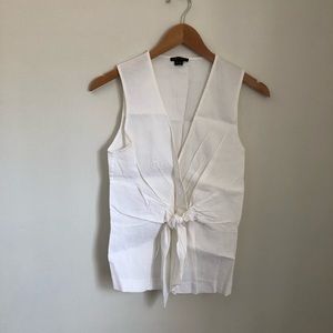 Theory Kenta Tie Waist Top